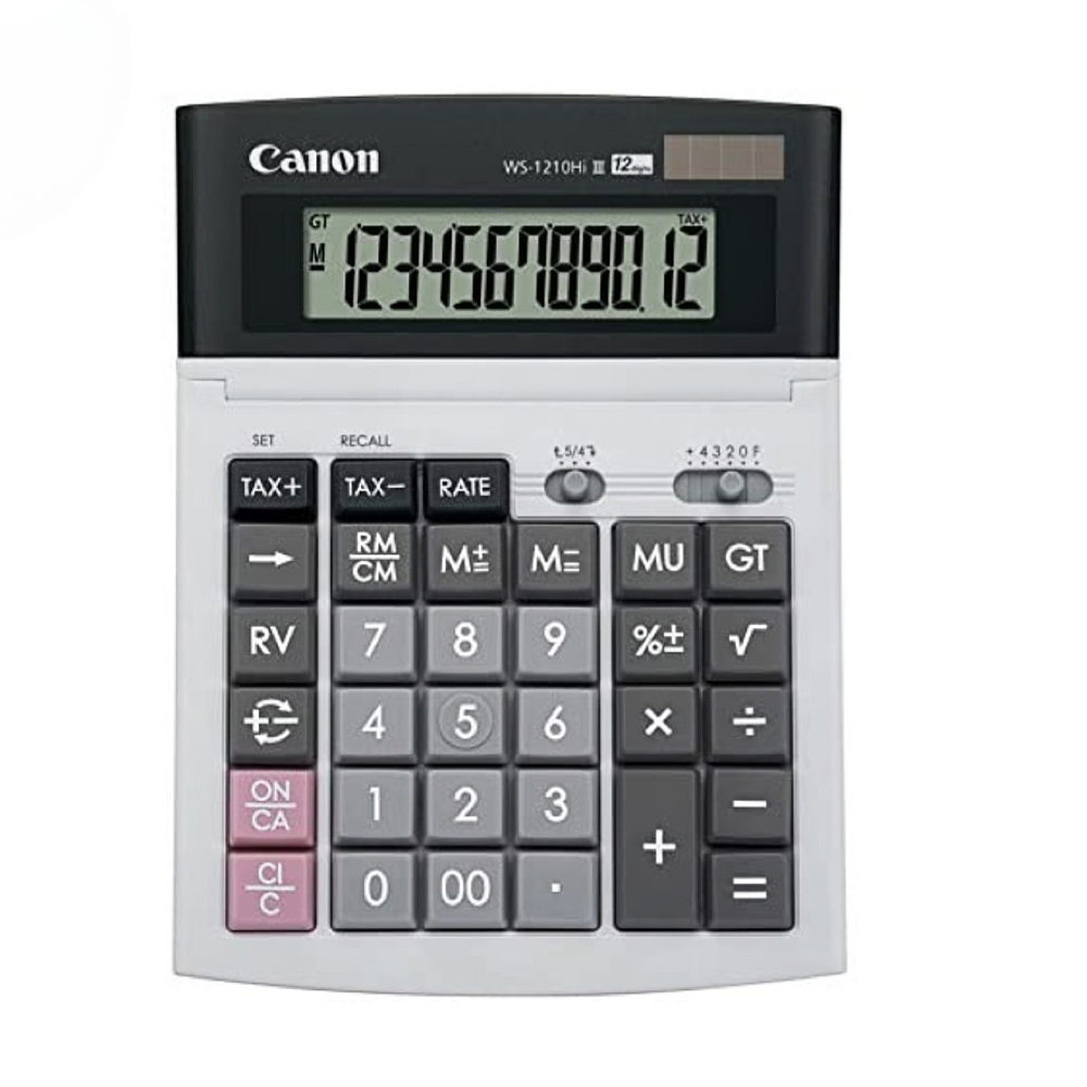 CANON WS-1210Hi III 12-Digits Desktop Calculator