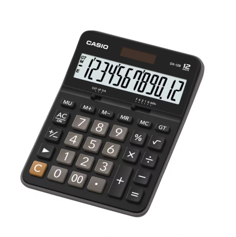 Casio DX-12B 12-Digits Desktop Calculator