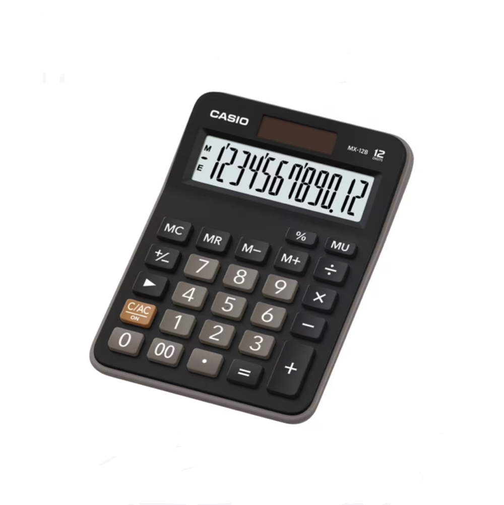 Casio MX-12B 12-Digits Mini Desktop Calculator