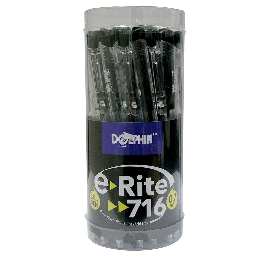 Dolphin E-Rite 716 Click Ball Pen 0.7mm