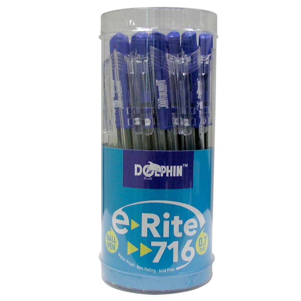 Dolphin E-Rite 716 Click Ball Pen 0.7mm
