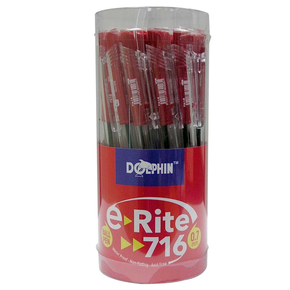 Dolphin E-Rite 716 Click Ball Pen 0.7mm