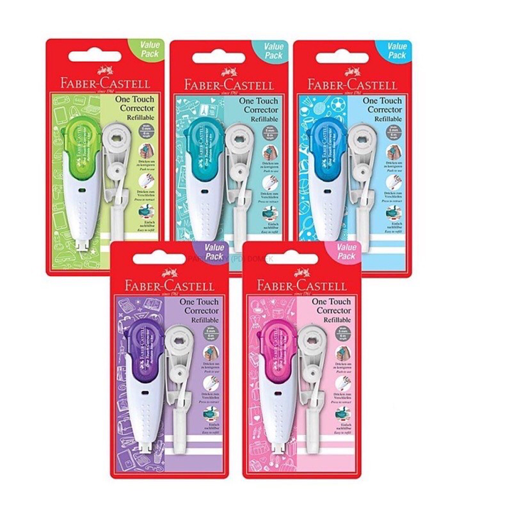 Faber-Castell 169204 One Touch Corrector BC + 1Refill 5mm x 6m