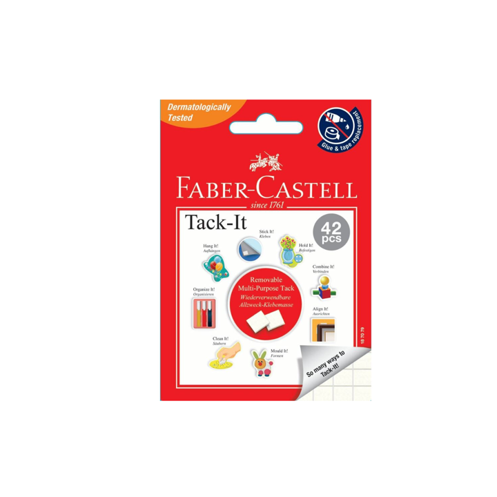 Faber-Castell Adhesive Tack-It 42pcs, 30g White