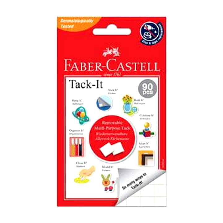 Faber-Castell Adhesive Tack-It 90pcs, 50g White