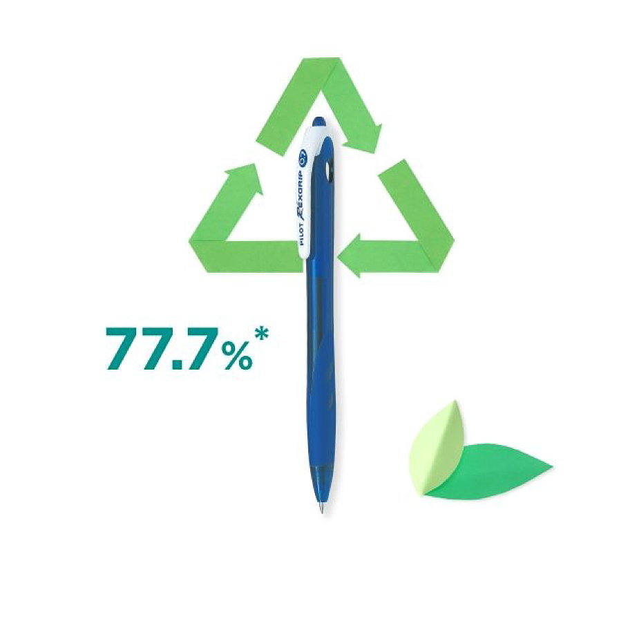 Pilot BRG-10M RexGrip Medium Tip Ball Pen 1.0mm