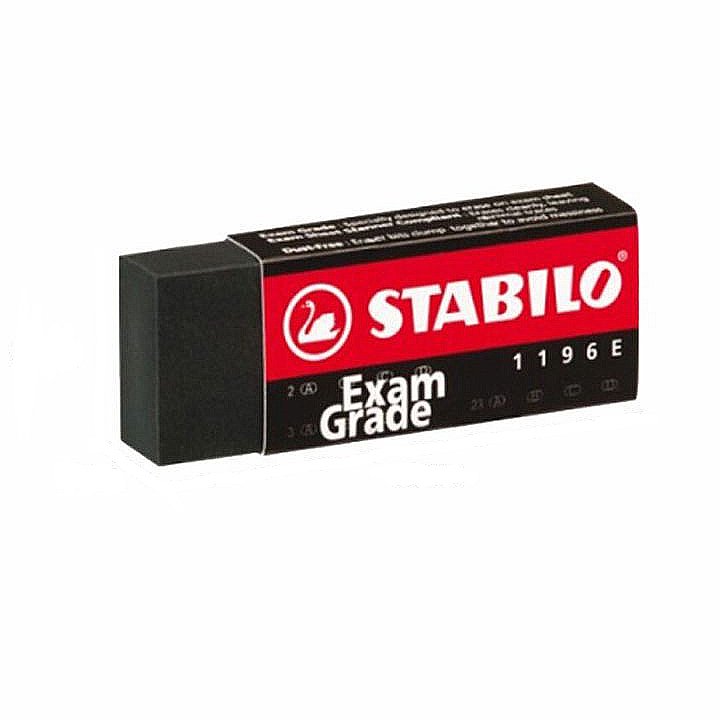 Stabilo 1196E Exam Grade Eraser, Black (10PCS/BOX)