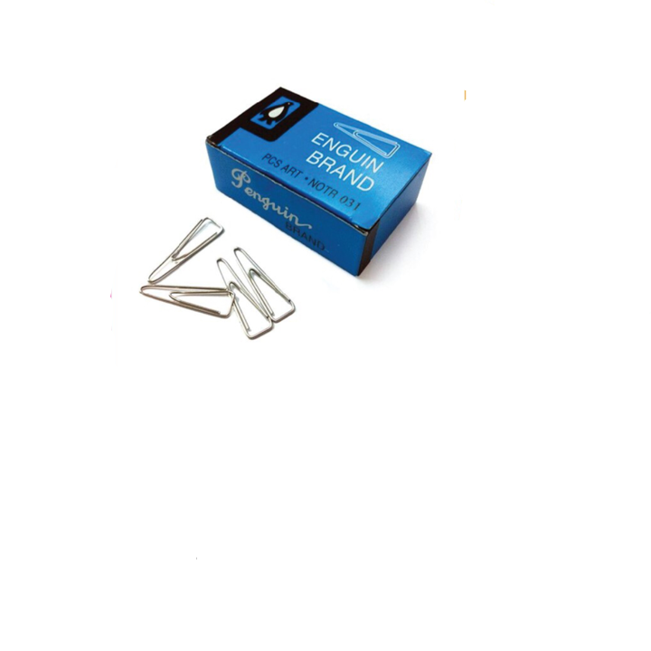 Penguin Triangle Paper Clips 31mm (10SMALL BOXES/BOX)