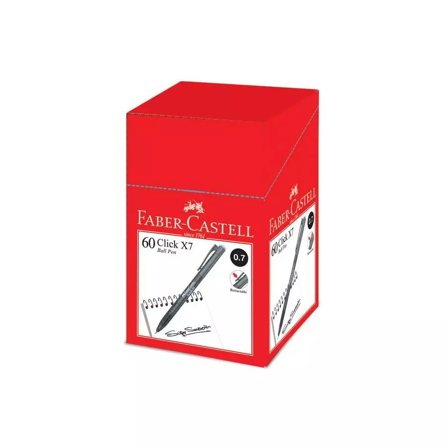 F/Castell Click X7 Click Ball Pen 0.7mm