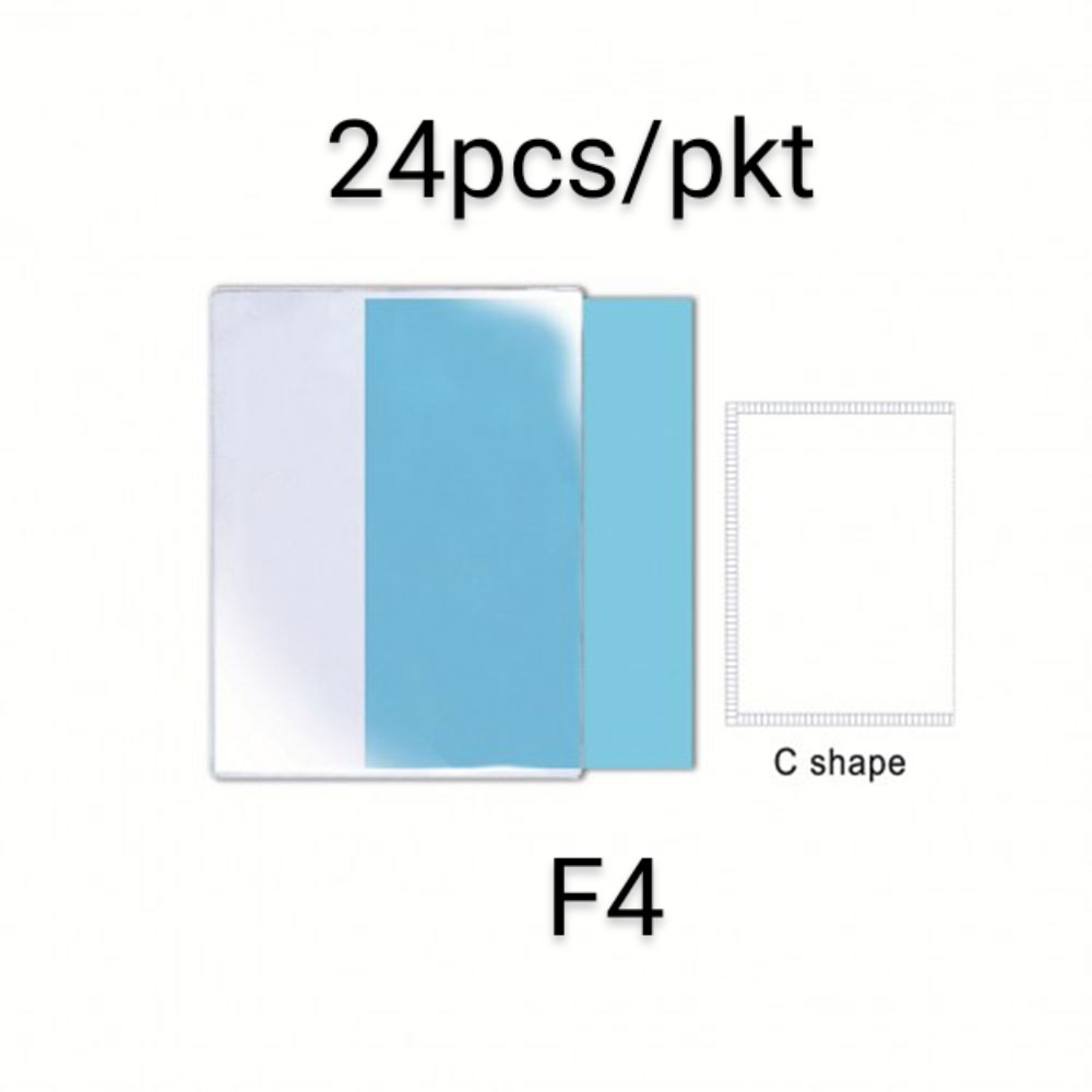F4 PVC Transparent Document Holder - C-Shape