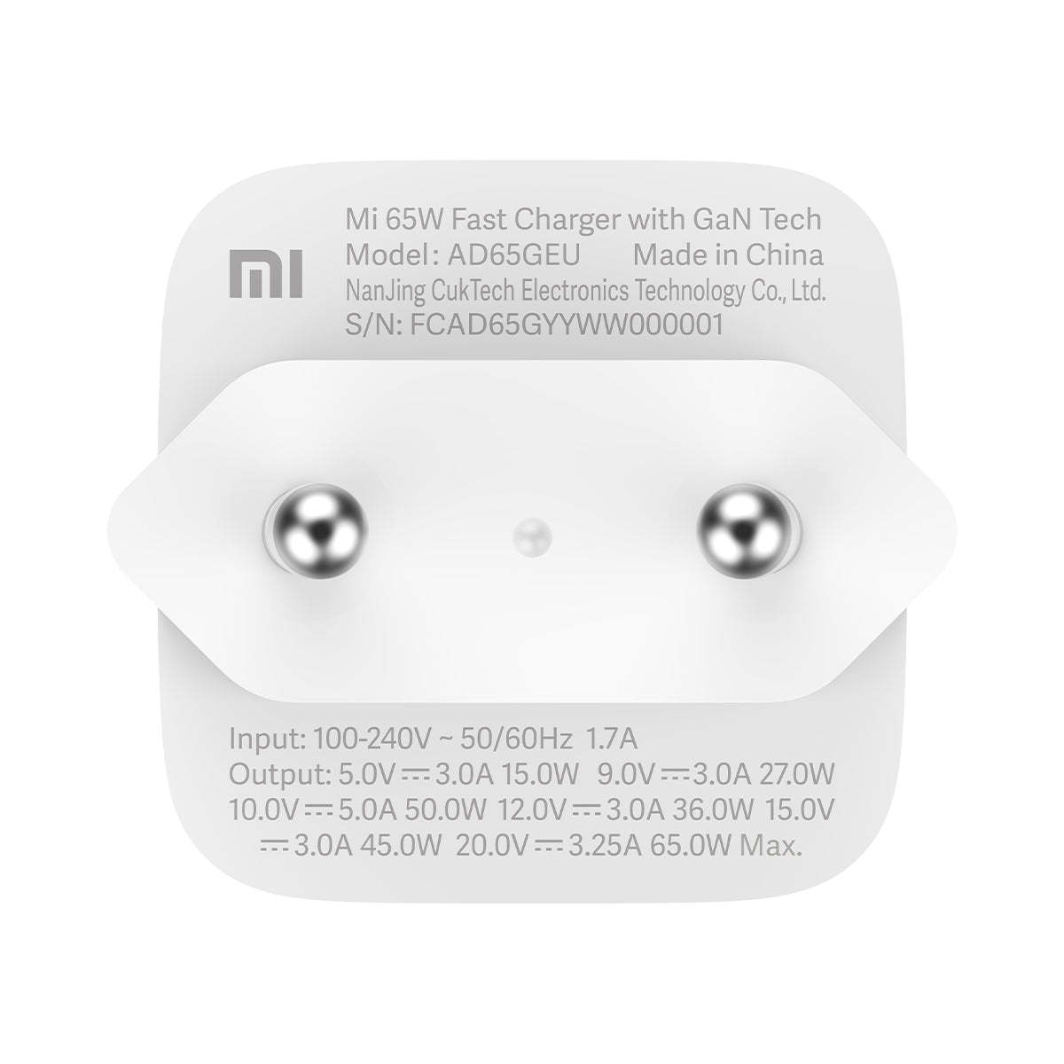 Xiaomi Mi 65W Fast Charger with GaN Tech