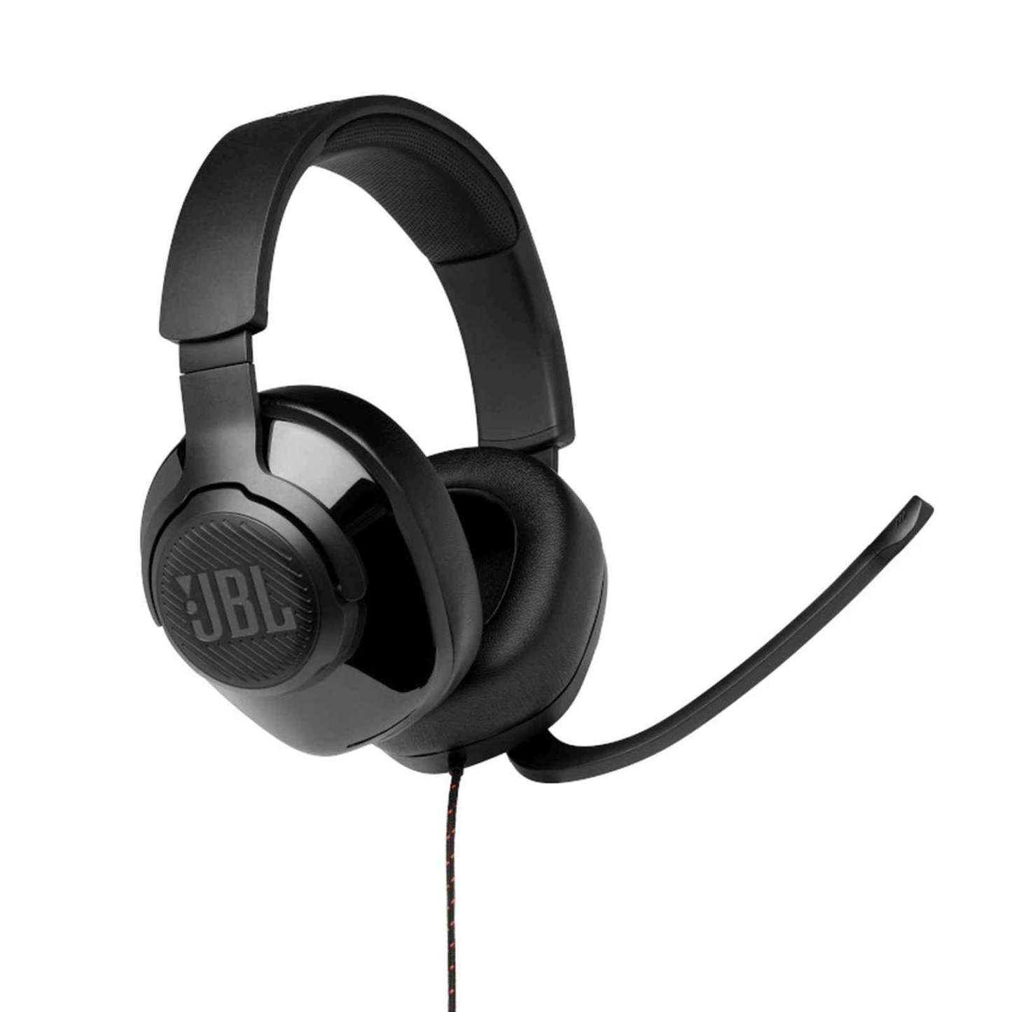 JBL Quantum 200 Wired Over-Ear Gaming Headset with Flip-Up Mic