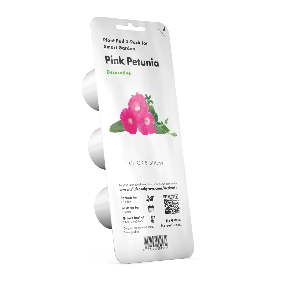 Pink Petunia Plant Pods for Smart Garden