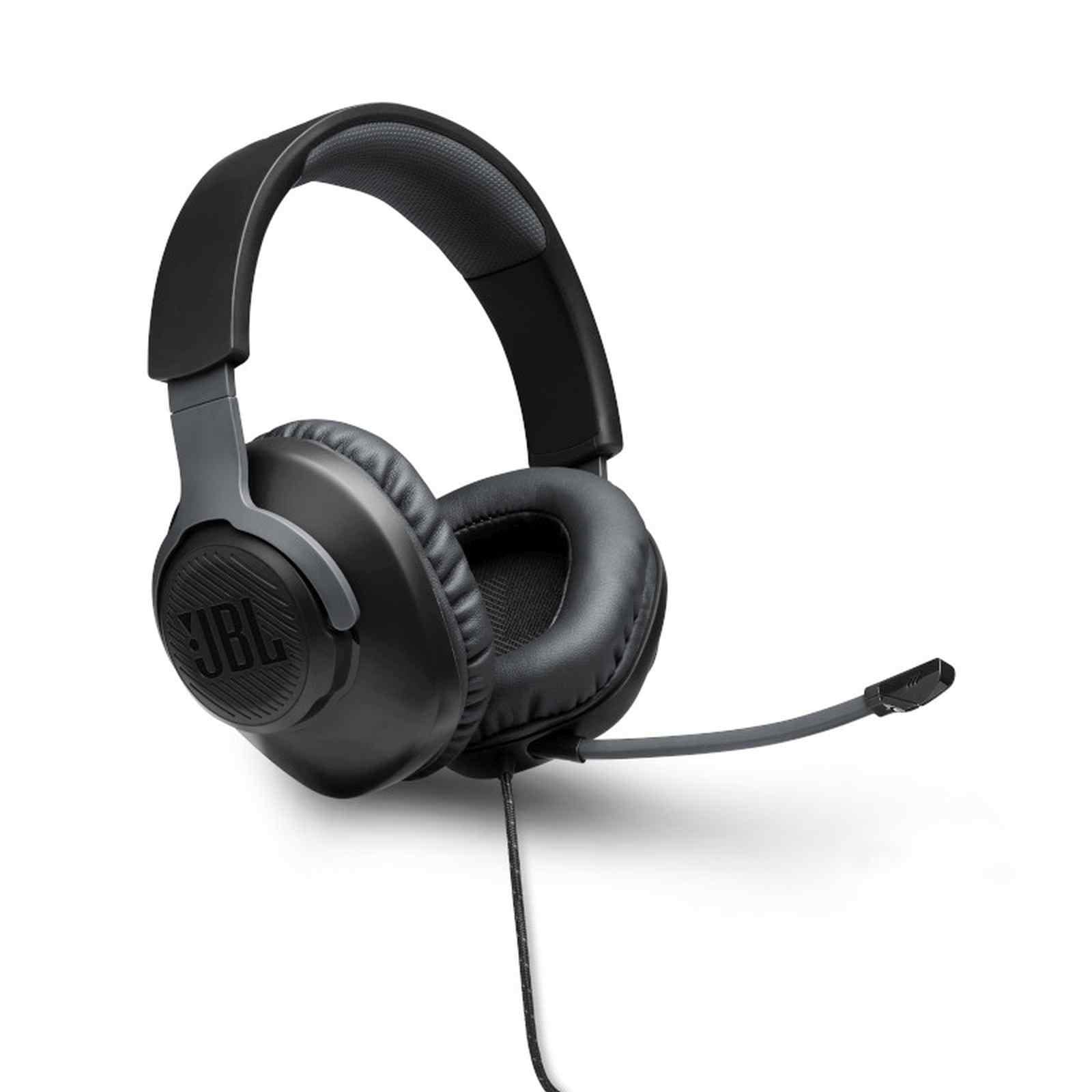 JBL Quantum 100 Wired Over-Ear Gaming Headset with Flip-Up Mic