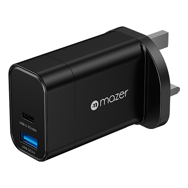 Mazer Power.BOOST MINI DUO PD18W Wall Charger