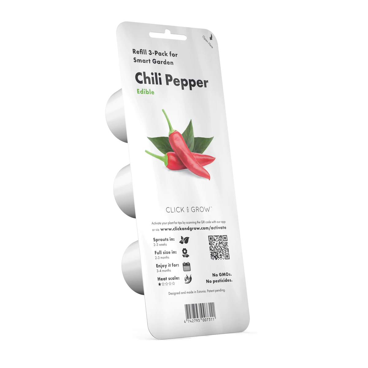Chili Pepper Plant Pods for Smart Garden