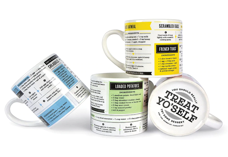 Fred Grub Mug Recipe Set of 4