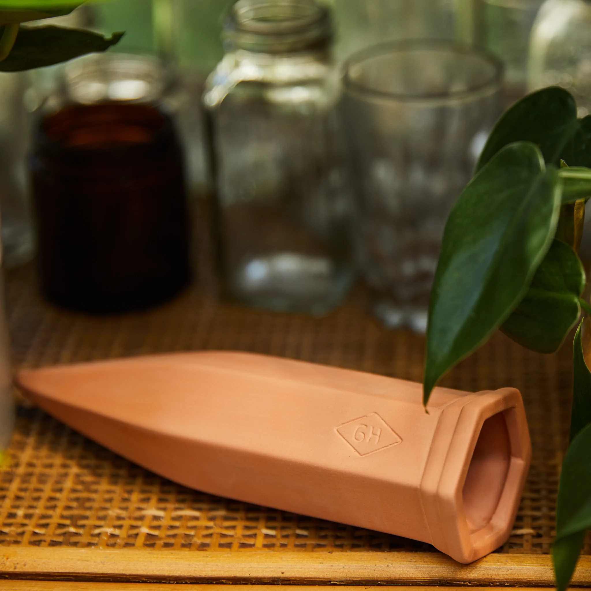 Terracotta Water Spikes, Set of Two Planter Waterer