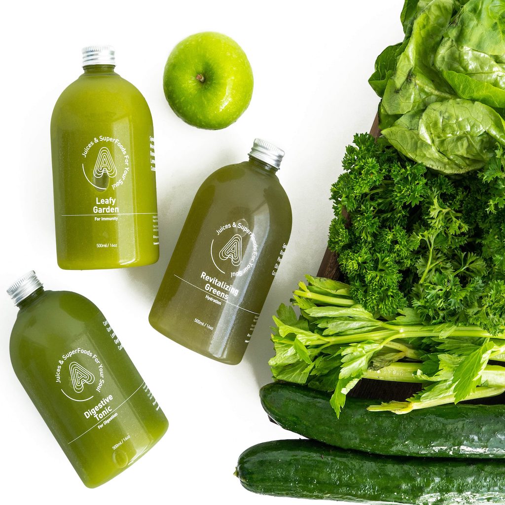 Green Cold Pressed Juice Pack (500ml x 3)