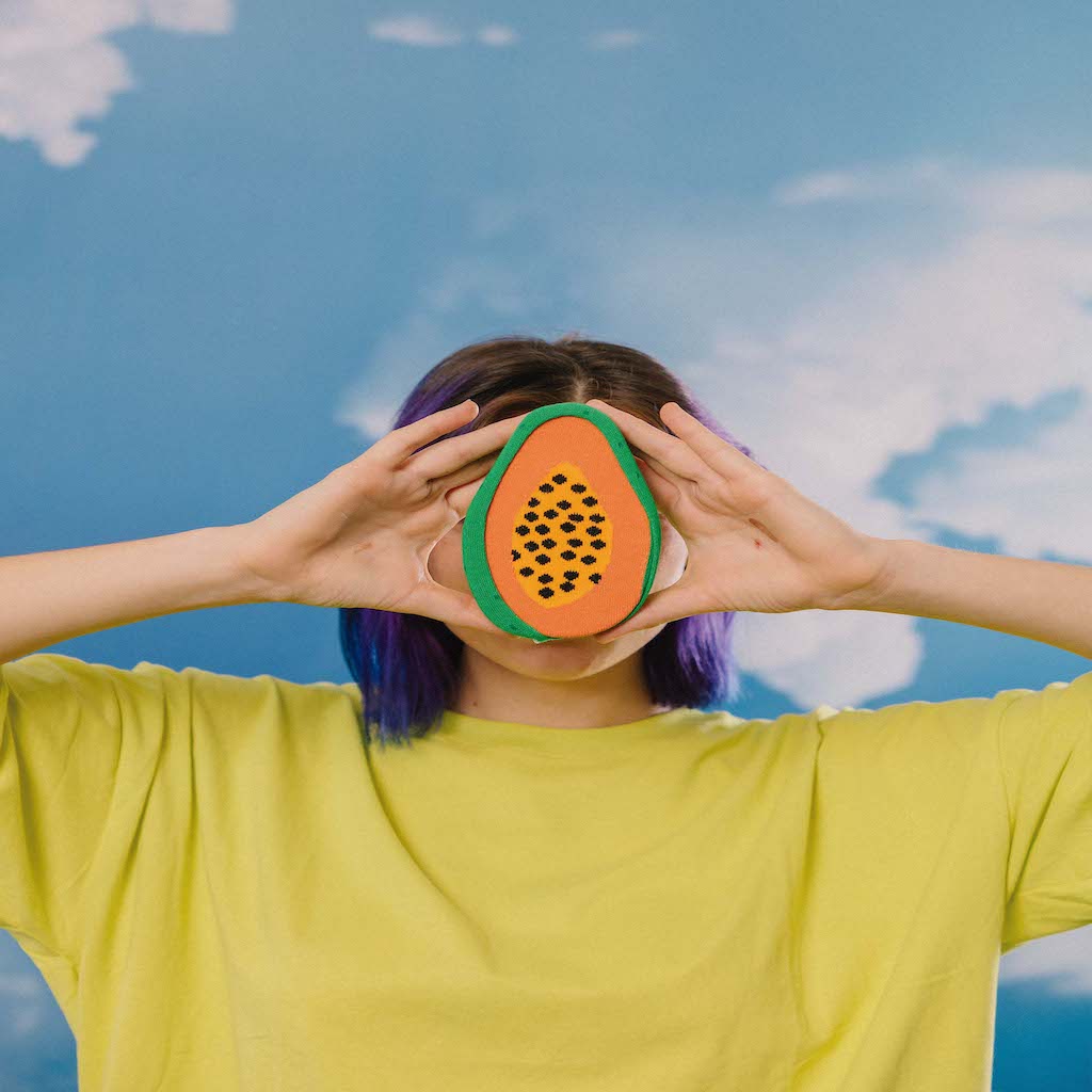 Juicy Papaya Socks