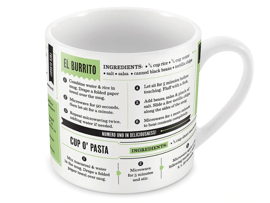 Fred Grub Mug Recipe Set of 4