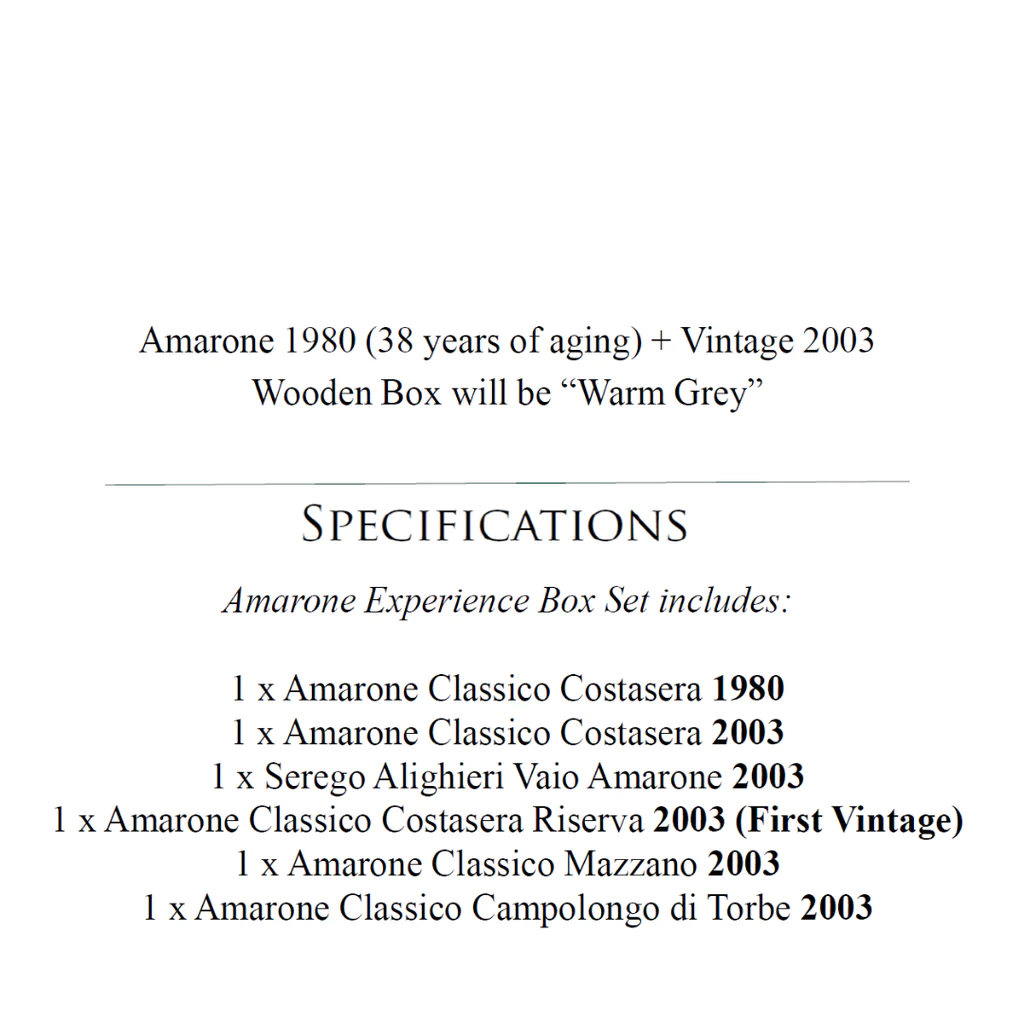 Masi - Amarone Experience Gift Set (6 bottles)