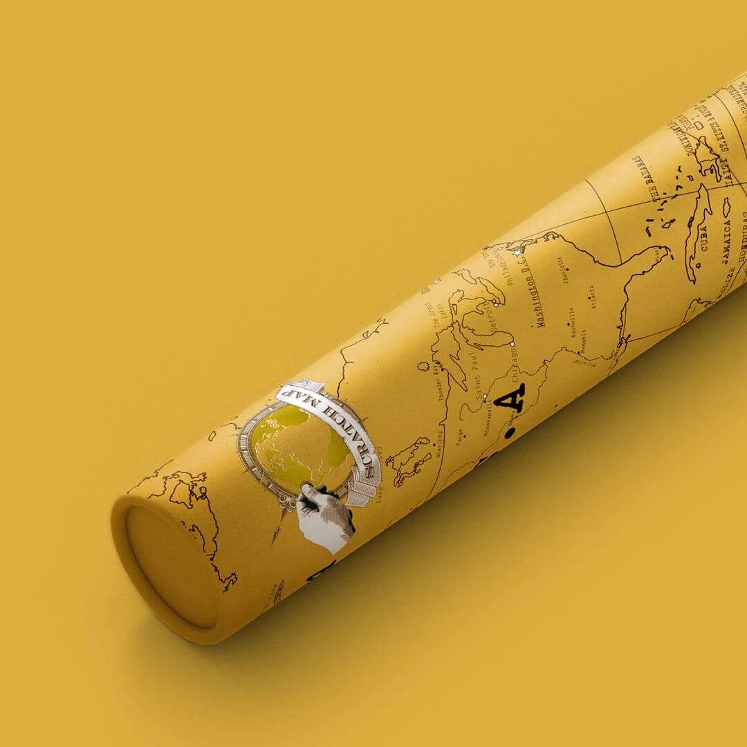 Scratch Map Original