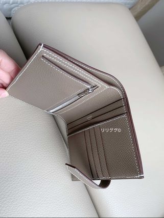 HERMES 折りたたみ財布 (エルメス)ベアン☆コンパクト財布☆エトープ/エトゥープ(2)
