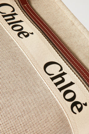 Chloe トートバッグ 関税送料込国内発送★CHLOE 　WOODY　ミディアムトートバッグ(6)