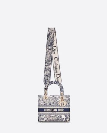 Dior ショルダーバッグ・ポシェット 【DIOR】2種類★LADY D-LITE ミディアムバッグ★M0565OTDT_M808(5)