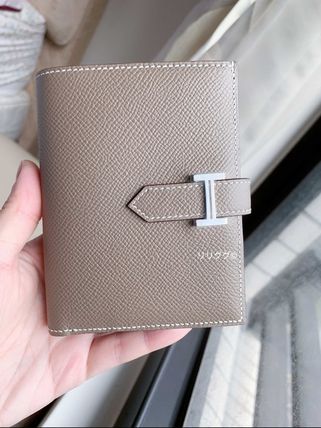 HERMES 折りたたみ財布 (エルメス)ベアン☆コンパクト財布☆エトープ/エトゥープ(5)