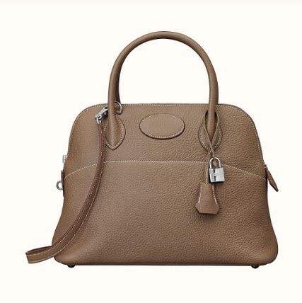 HERMES ハンドバッグ HERMES エルメス ボリード31 エトープ シルバー金具(3)