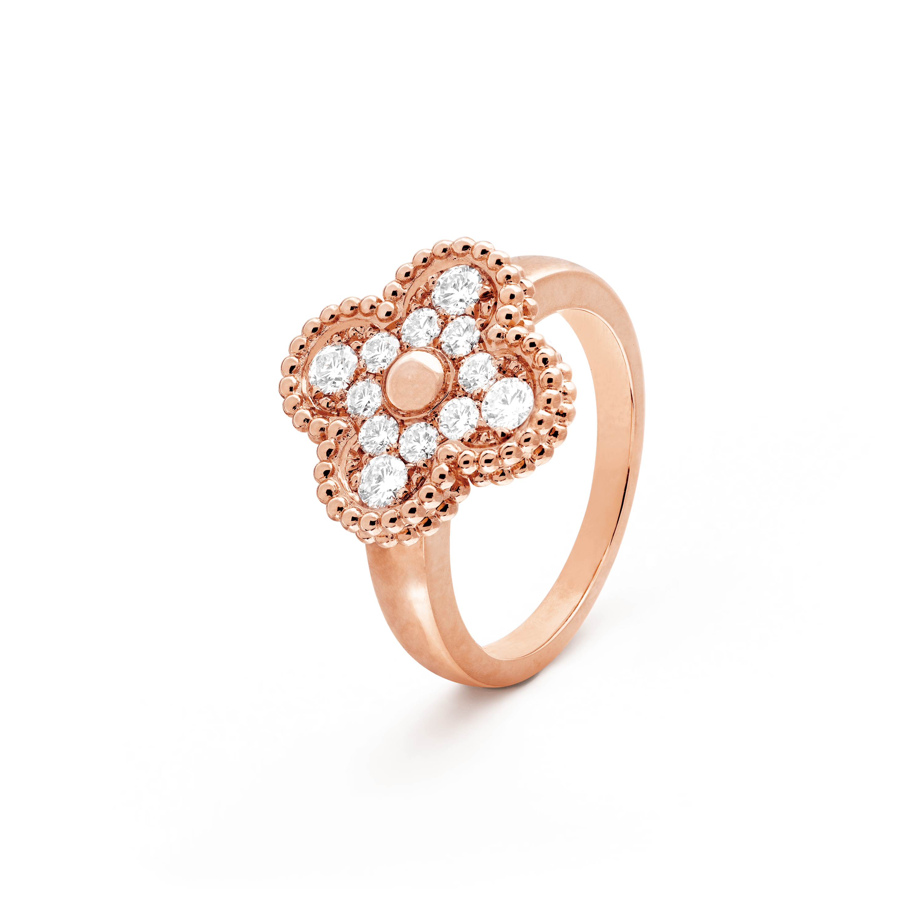 Vintage Alhambraææ, ç«ç°é, é»ç³:  12é¢,  0.48 åæ, Three Fourth, Jewelry Ring