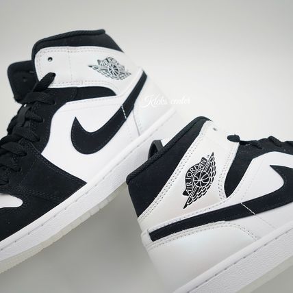 Nike スニーカー ★ナイキ★エアジョーダン1 ミッド "ブラック/ホワイト"(16)