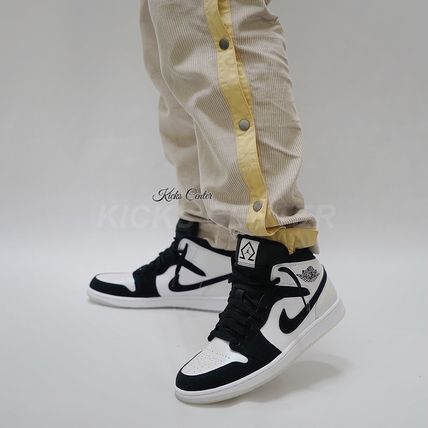 Nike スニーカー ★ナイキ★エアジョーダン1 ミッド "ブラック/ホワイト"(3)