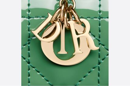 Dior 折りたたみ財布 Dior ディオール LADY DIOR ロータスウォレット ミニ財布 三折り(18)