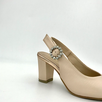 Lauryn Slingback Block Heel Pumps