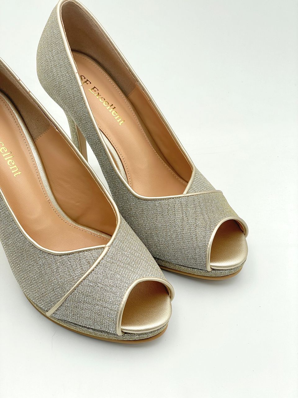Selena Peep-toe Platform Pumps