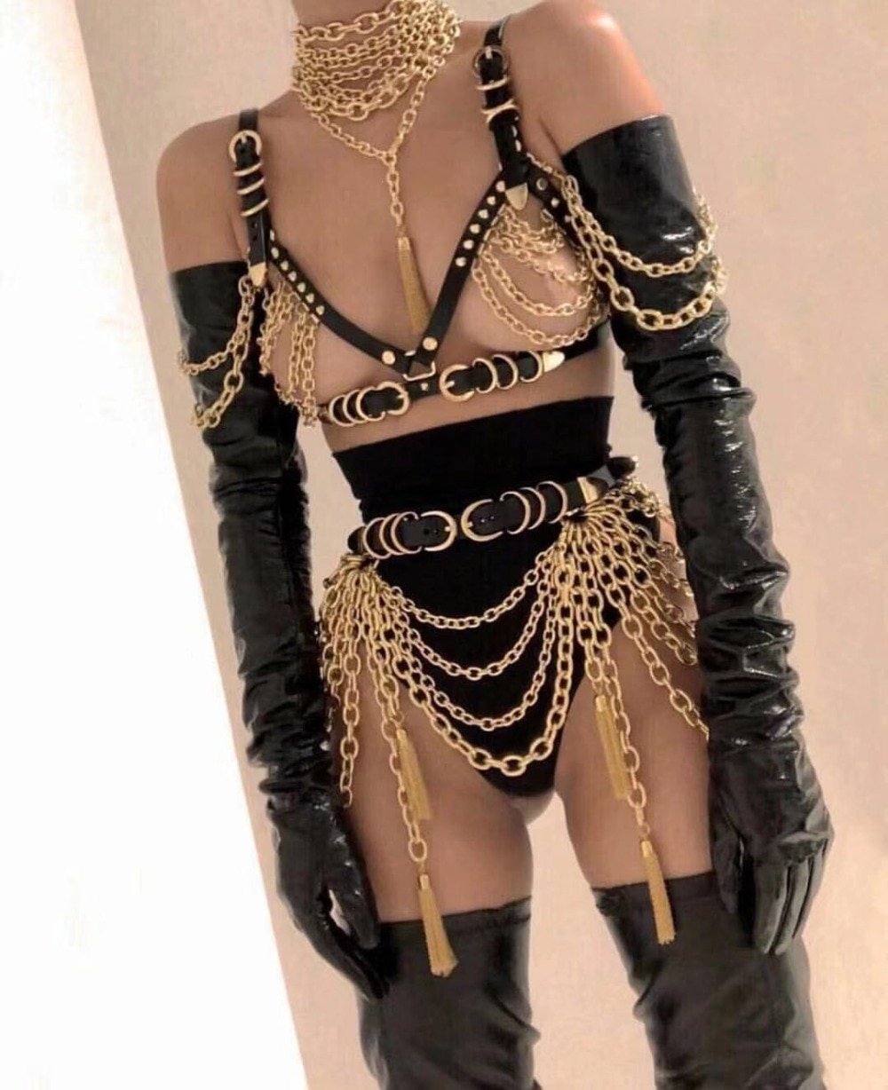 Gold Chains Costume (1)