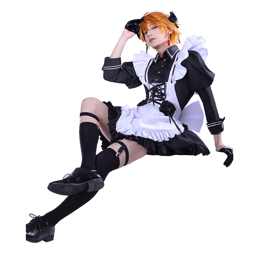 いラインアップ 原神gennshin ジン 同人 メイド服 コスプレ服 新品 ad