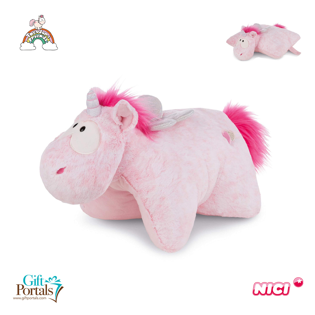 Nici Unicorn Harmony Cuddly Toy Pillow 40x30cm