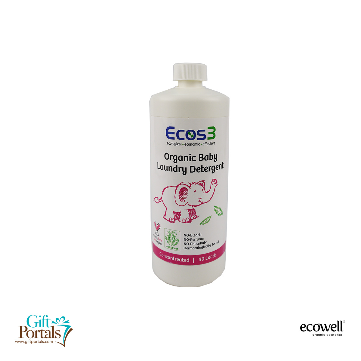 Ecowell – Organic Baby Laundry Detergent – 1050ml