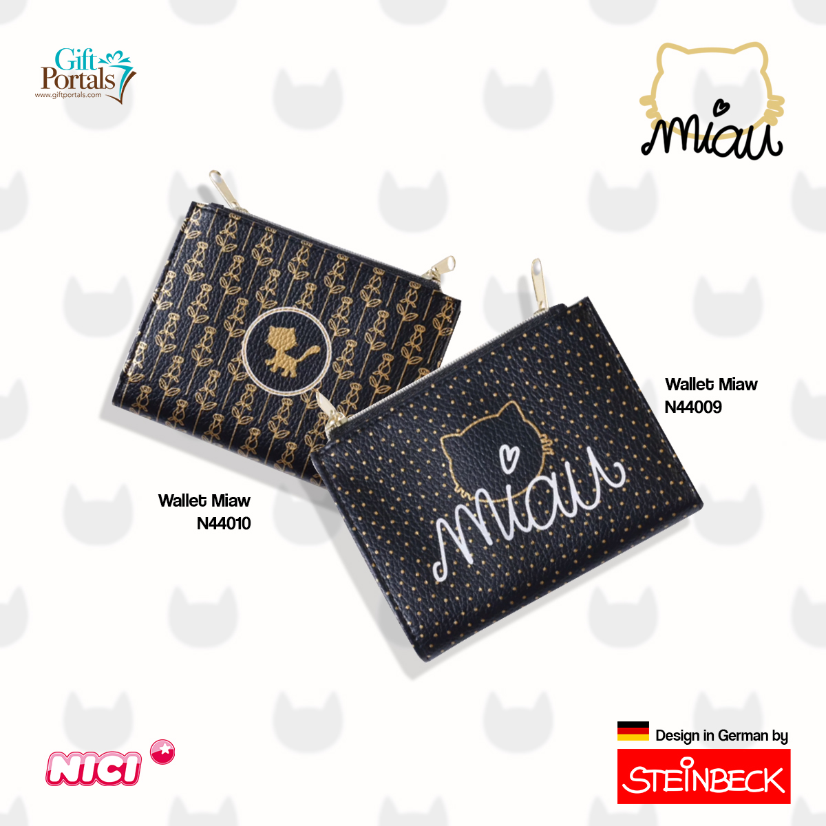 Nici Miau by Everyday You Wallet 12x9.5cm
