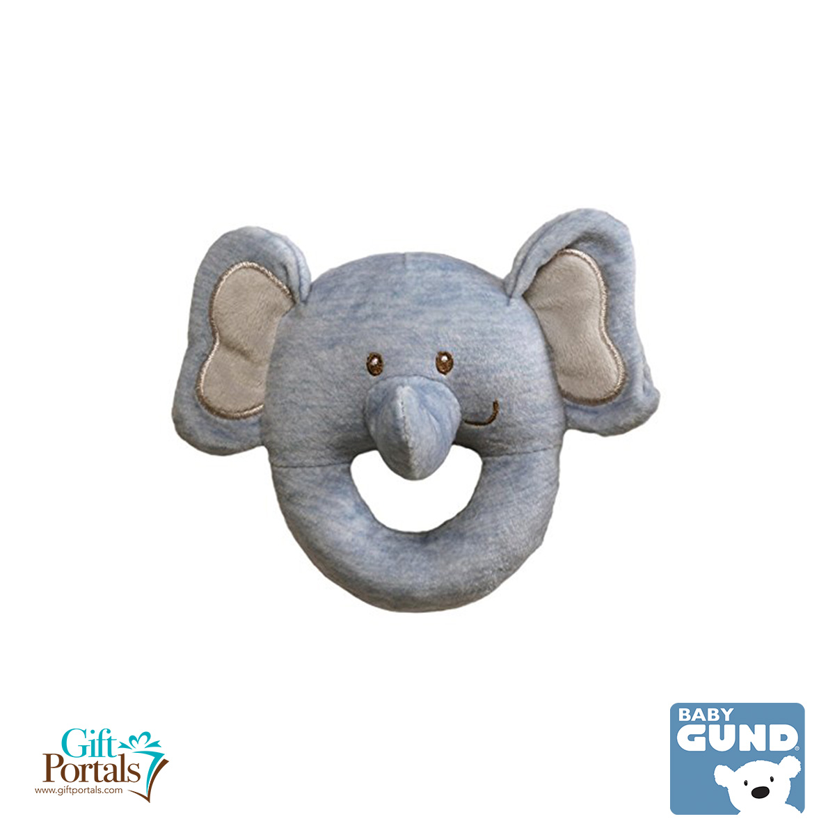 Baby Gund Playful Pals - Elephant Rattle 