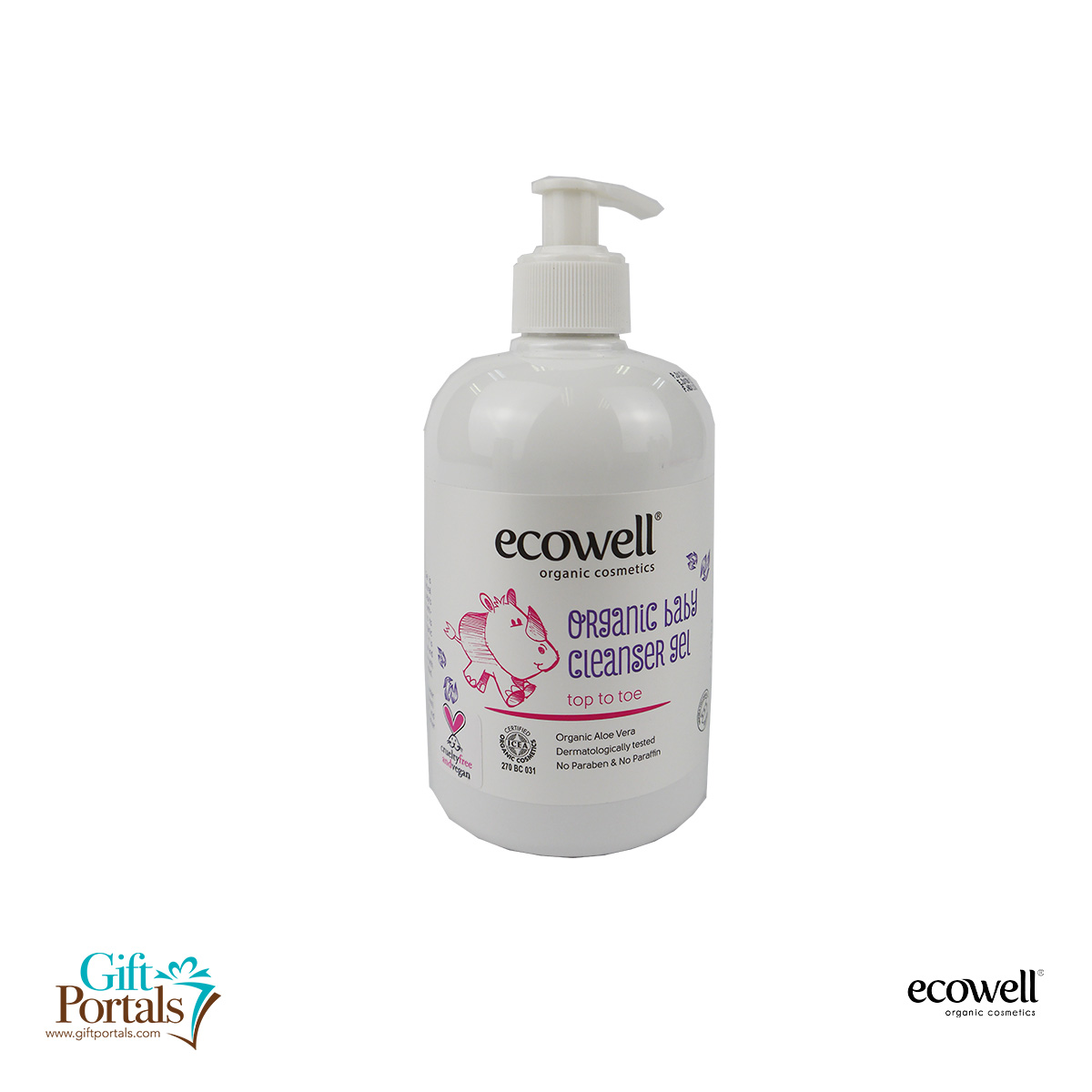 Ecowell - Organic Baby Cleanser Gel - 500ml