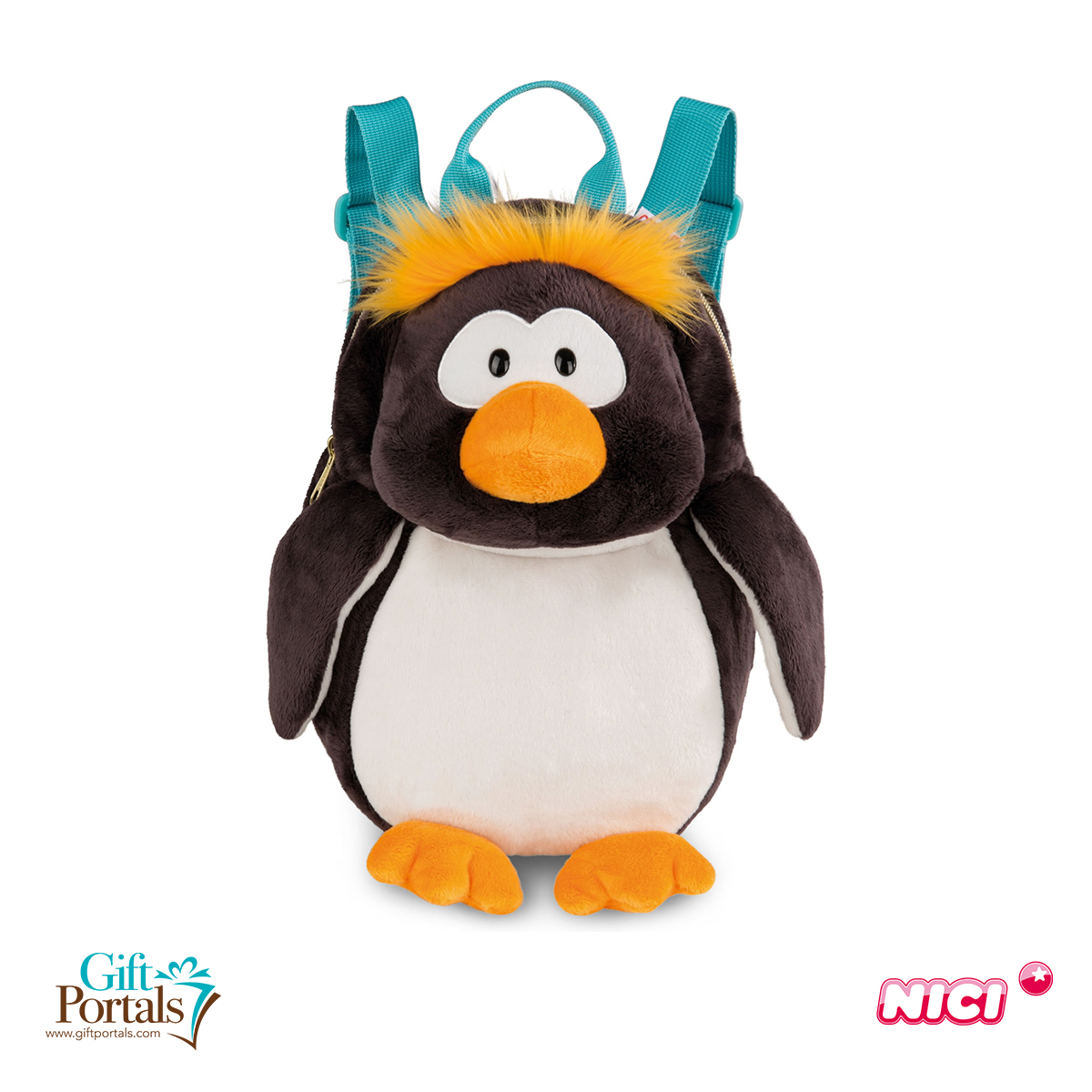 Nici Penguin Frizzy Figurine Backpack