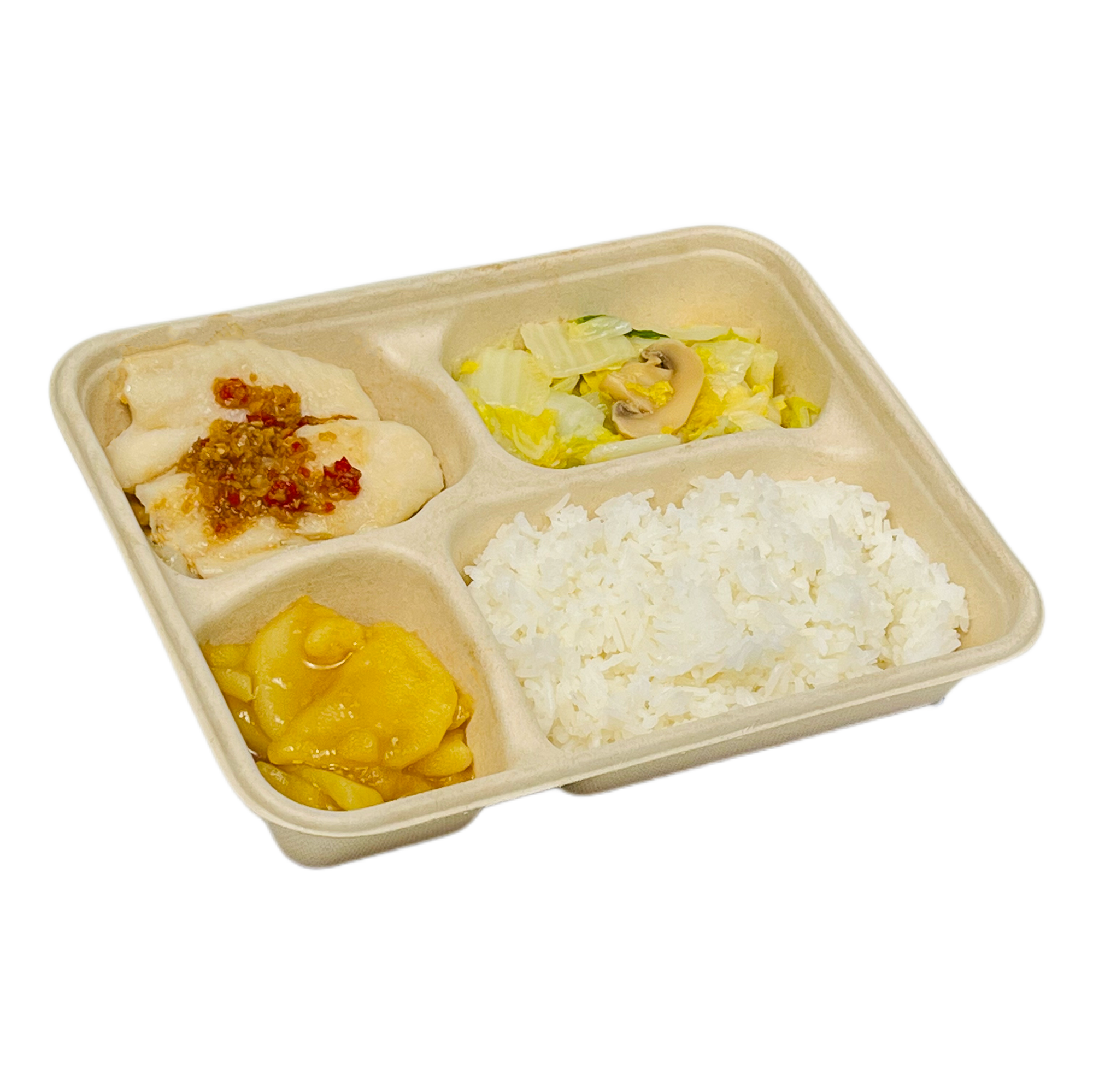 Garlic Chilli Steamed Fish Bento -Imperial Manufacturing