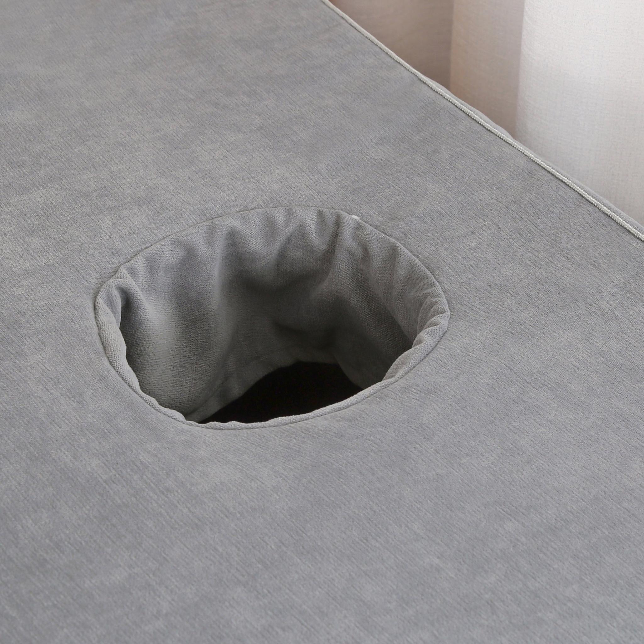 優雅系列 | 嬰兒絨 | 純色 灰色| 美容床罩組 Elegance Collection|Baby Flannel|Pure Color Grey|Bedding Sets