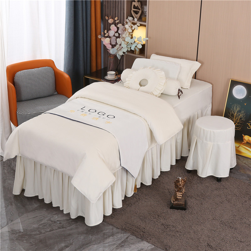 優雅系列 | 高檔絲絨 | 純色-13| 美容床罩組 Cloud Collection|Knitted Cotton|Pure Color-13|Bedding Sets