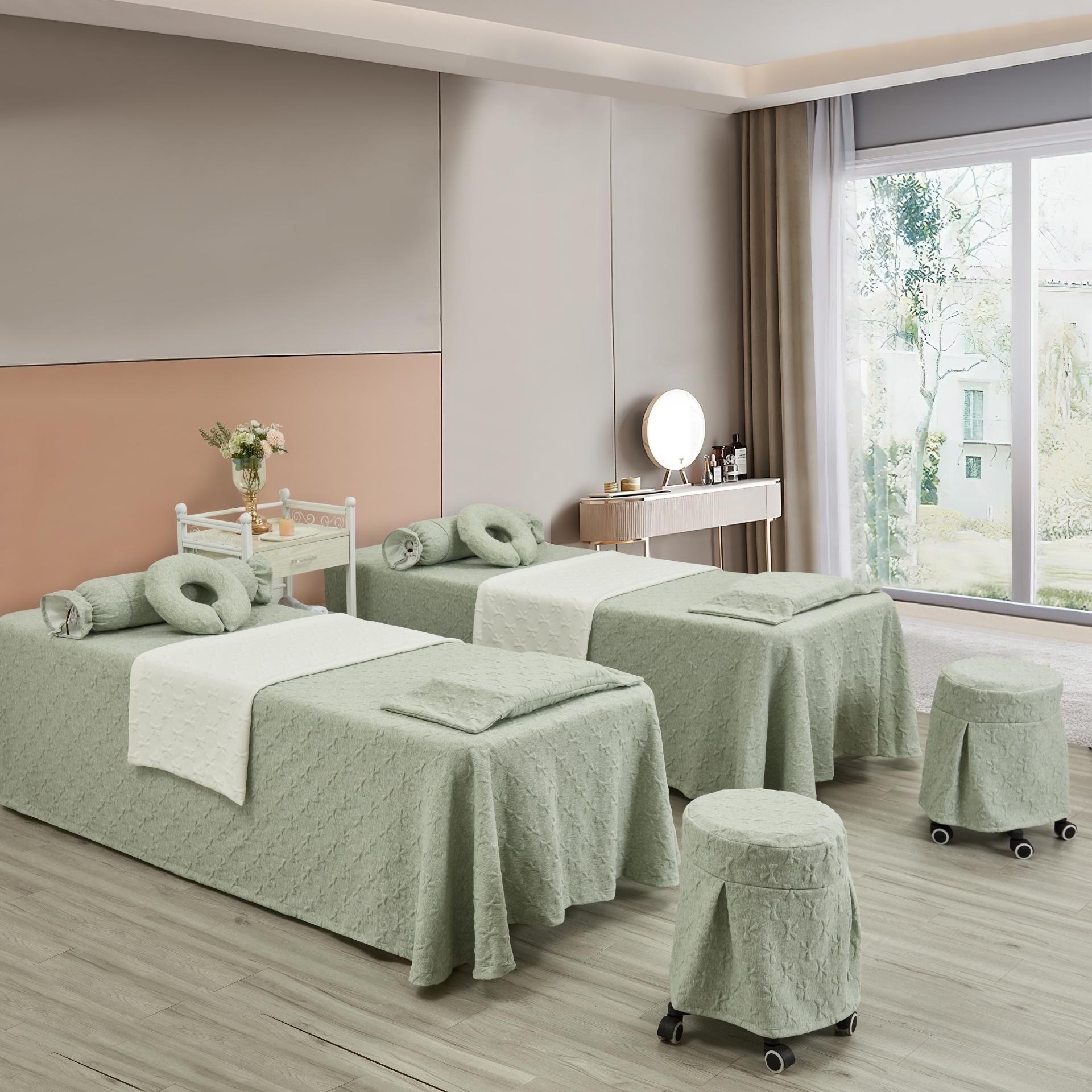 雲朵系列|針織棉|蝴蝶|美容床罩組 Cloud Collection|Knitted Cotton|Butterfly|Bedding Sets